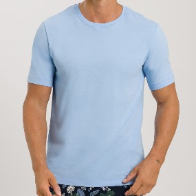 한로 Living 반팔 티셔츠 (placid blue 75050)HANRO KOREA